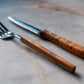 Steak Cutlery Set - Handmade Olive Wood